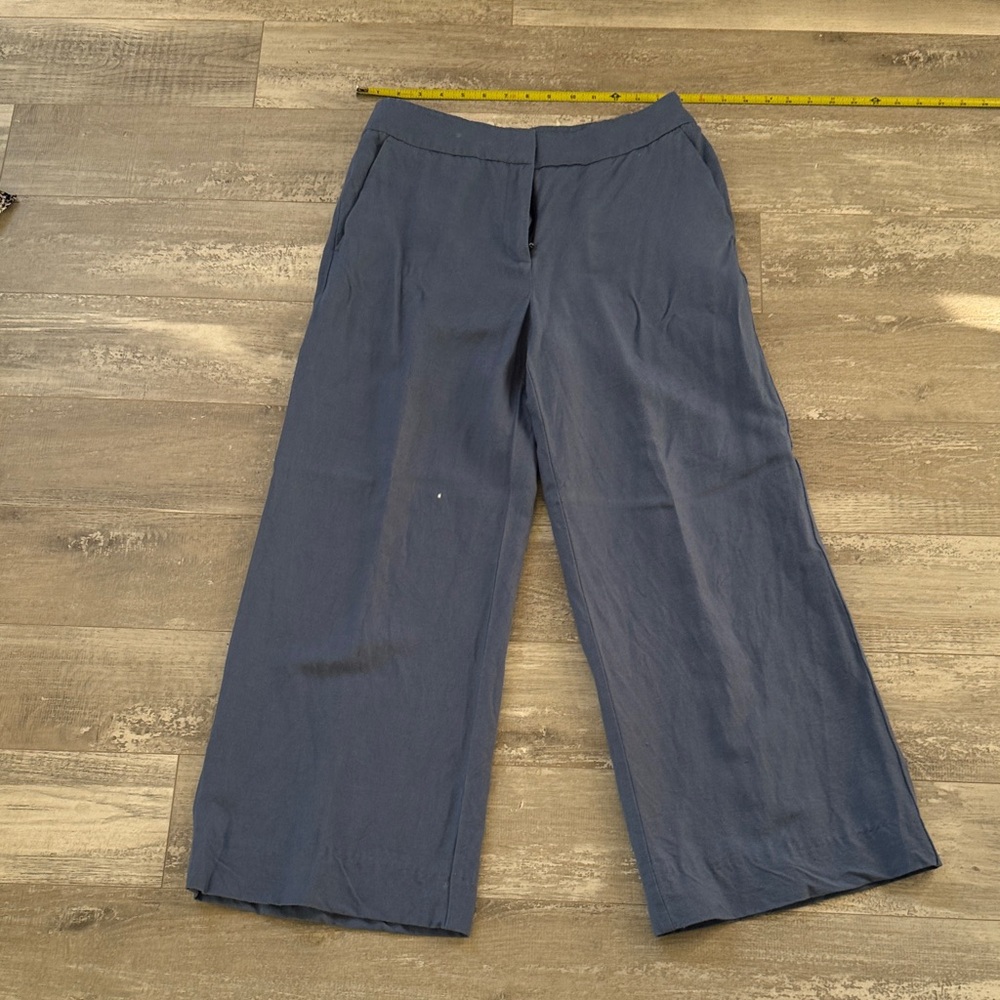 LOFT Wide Leg Navy Blue Pants